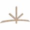 Ekena Millwork Alberta Smooth Timber Gable Bracket, Douglas Fir, 96"W x 36"H x 1 1/2"D x 3 1/2"F, 9/12 Pitch GBW096X36X0204ALB00SDF - alternate 3
